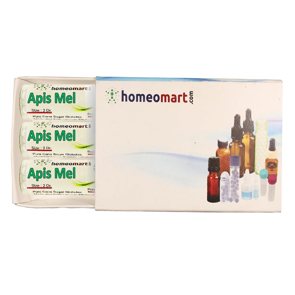 Apis Mellifica 200C Homeopathy Pellets – Pack of 3