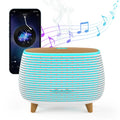 APOMATOT 2-in-1 Bluetooth Speaker & Ultrasonic Oil Diffuser – 400ml, 7-Color LED Lights