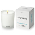 APOTHEKE Signature Bergamot Tangerine Candle – 10.5 oz Soy Wax, Non-Toxic, Large White Jar | Luxury Gift for Women & Men