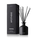 Apotheke Charcoal Reed Diffuser – Luxury Home Fragrance, 6.7 fl oz, 10 Reed Sticks