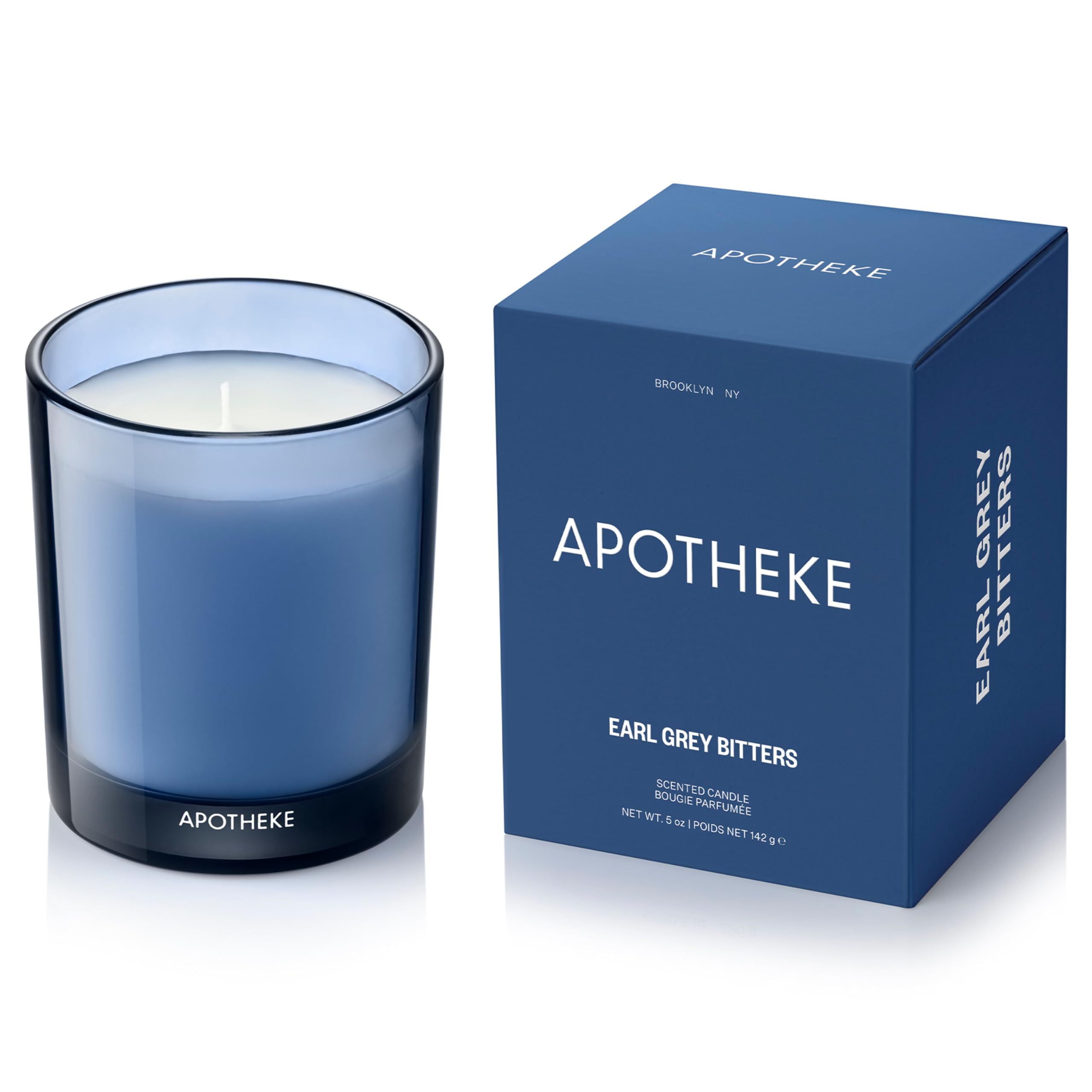 Apotheke Earl Grey Bitters Petite Candle | Luxury Soy Wax, 5 oz