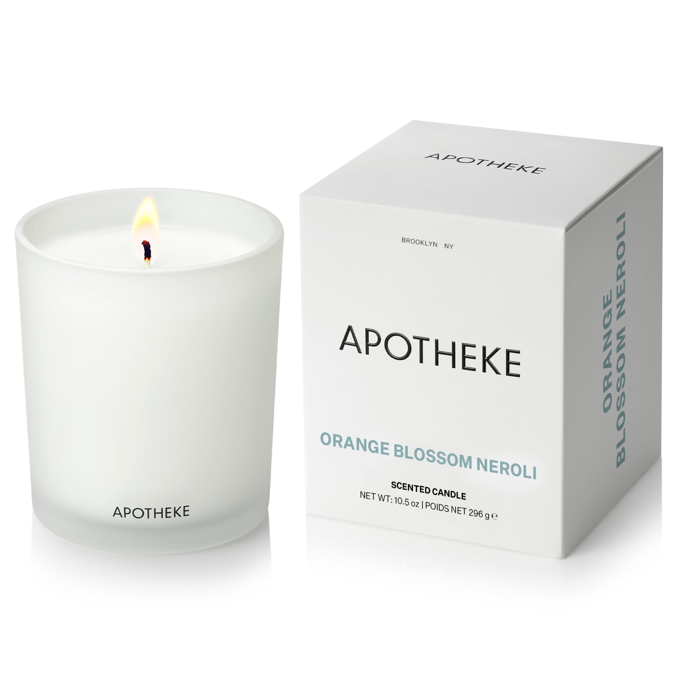 APOTHEKE Orange Blossom Neroli Candle – 10.5 oz Soy Wax