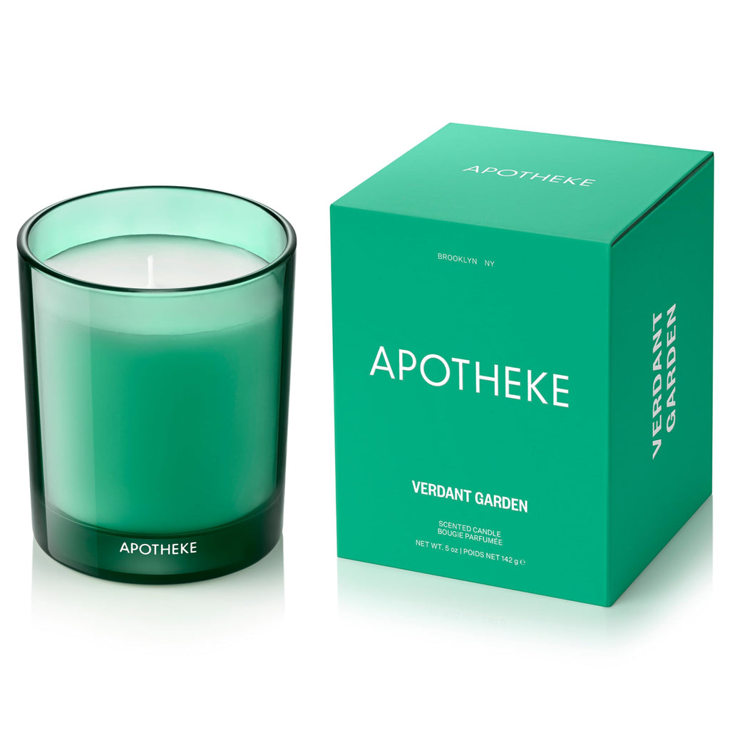 Apotheke Verdant Garden Petite Aromatherapy Jar Candle | Luxury Soy Wax