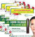 Applied Nutrition Liquid Collagen + Hyaluronic Acid – Skin & Nail Restoration (30 Servings, Pack of 3, Mixed Berry)