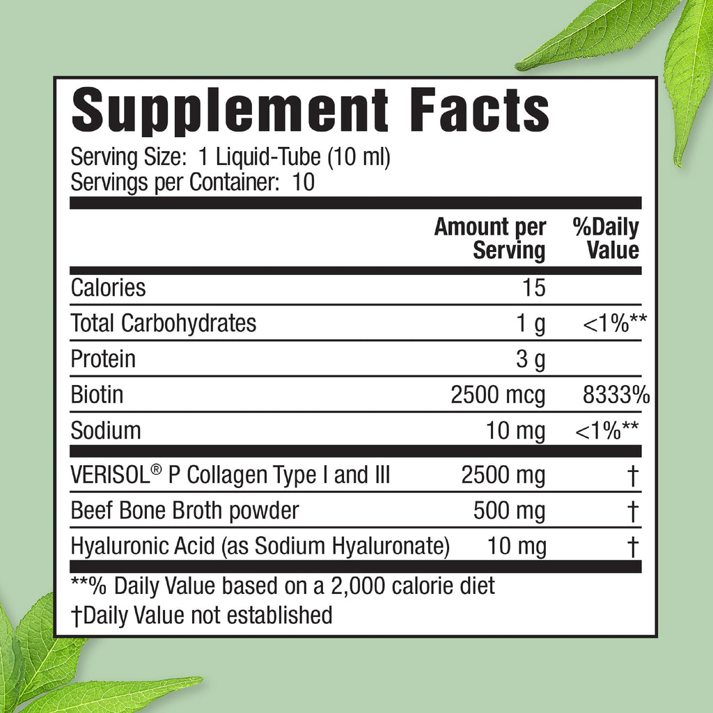 Applied Nutrition Liquid Collagen + Hyaluronic Acid – Skin & Nail Restoration (30 Servings, Pack of 3, Mixed Berry)