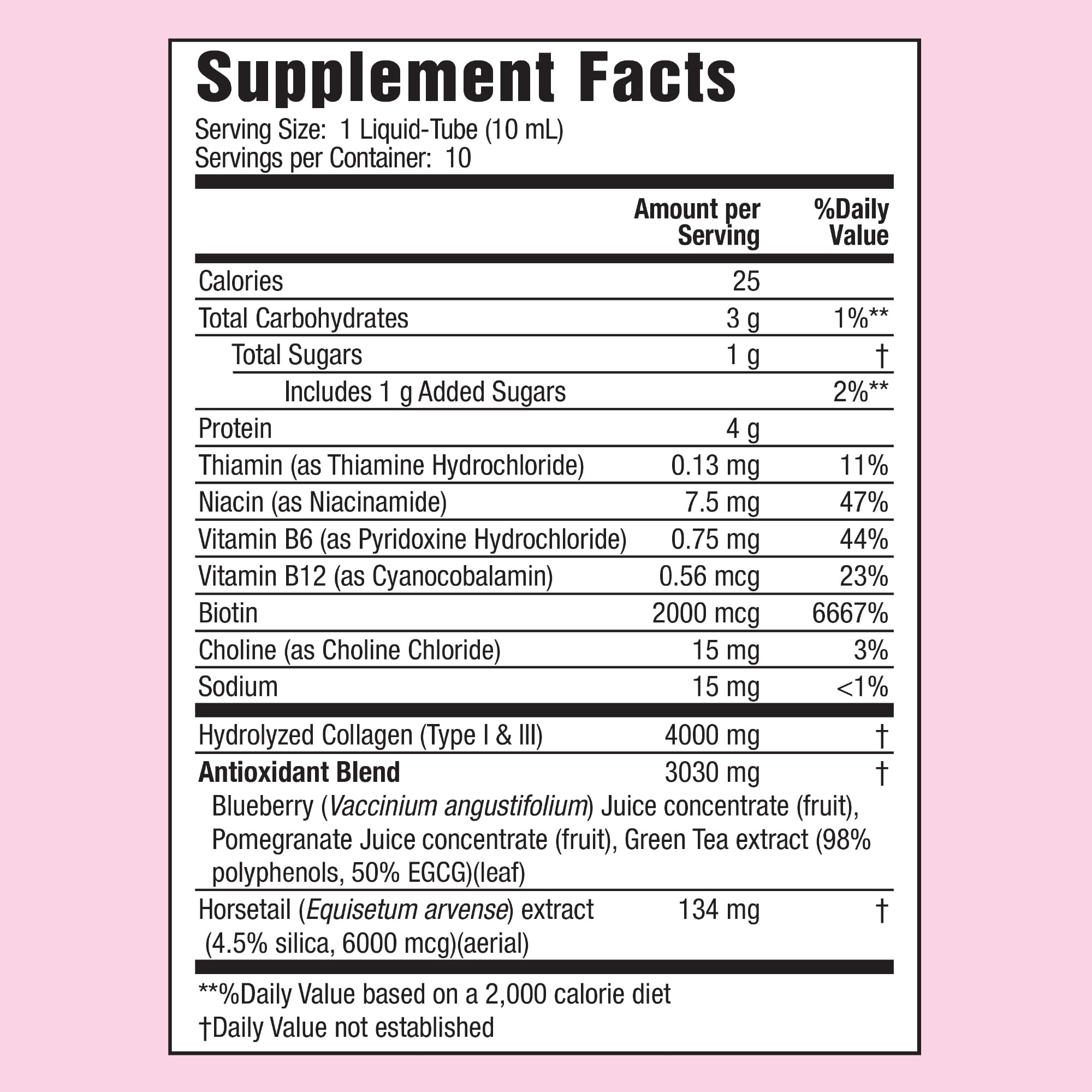 Applied Nutrition Liquid Collagen Skin Revitalization – 2x10 Tubes (Tropical Strawberry Kiwi)