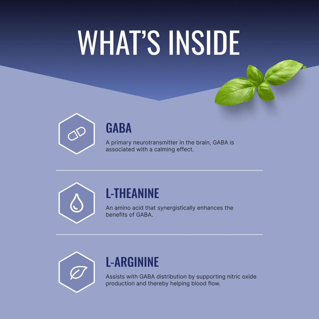 Approved Science GABA+ – Calm, Sleep & Mood Support | 60 Vegan Capsules