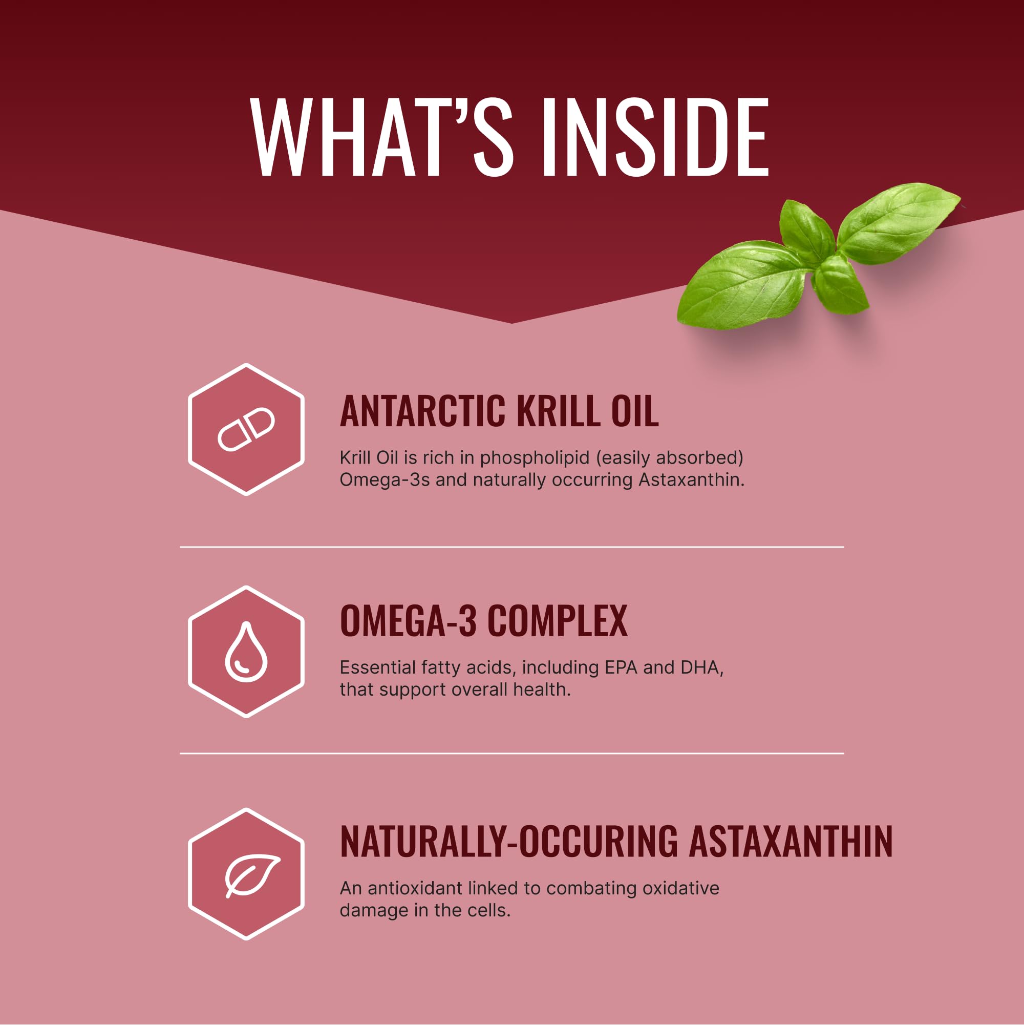 Approved Science Krill Oil 2000mg - 60 Softgels | EPA 260mg, DHA 160mg, Astaxanthin 650mcg