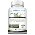 Approved Science Parastrin – 60 Vegan Capsules with Black Walnut, Garlic, Papain 2000 & BioPerine