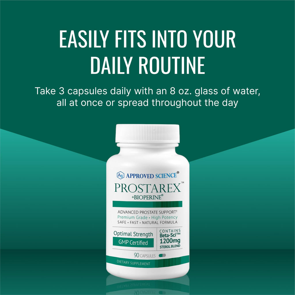 Approved Science Prostarex Prostate Support – Saw Palmetto, Beta-Sci Blend, 540 Capsules