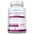 Approved Science® Resveratrol 1000 mg Trans-Resveratrol | 60 Vegan Capsules | Bioperine® | 98% Purity