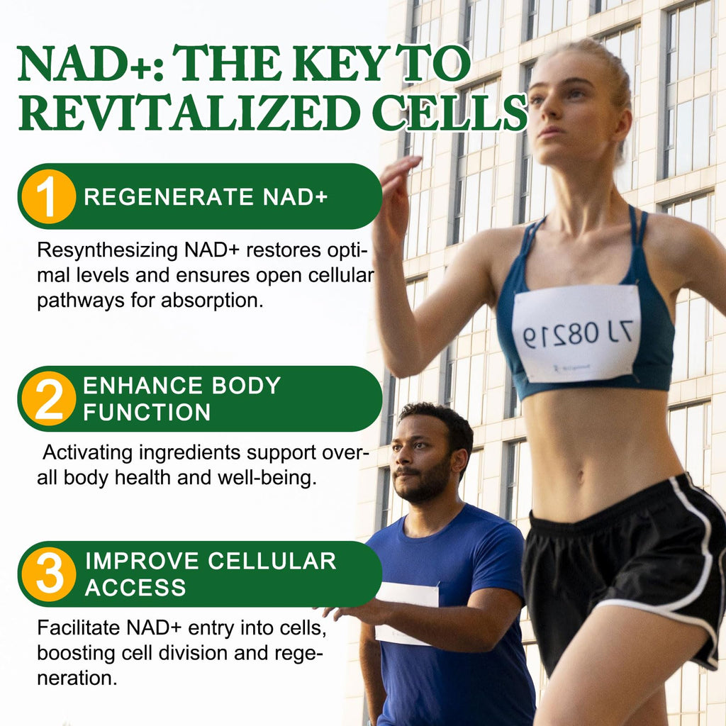 APU.FAIRY NAD Supplement - Liposomal NAD+ with Nicotinamide Riboside | Energy, Anti-Aging & Cellular Support | 120 Capsules