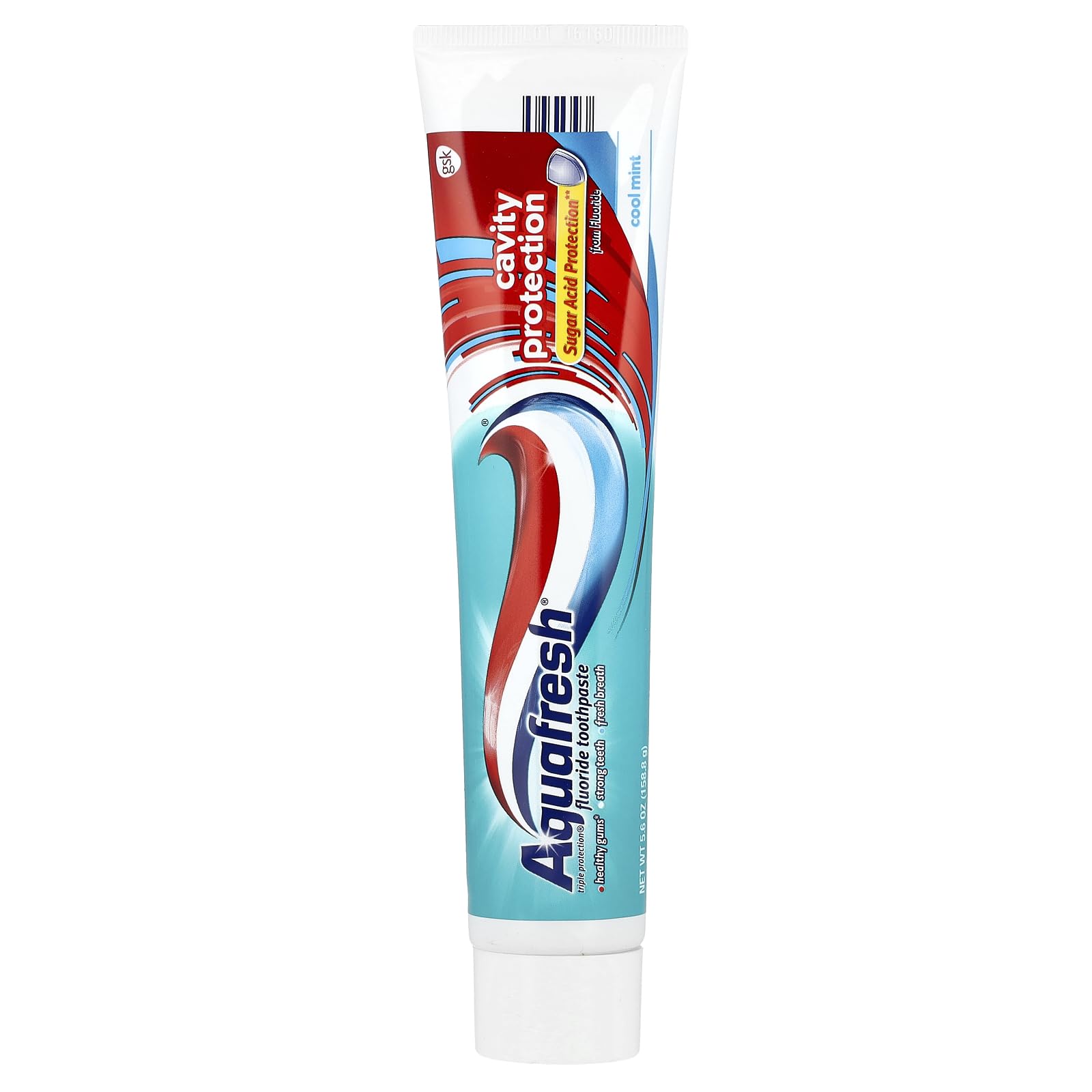 Aquafresh Cavity Protection Toothpaste - Cool Mint 5.6 oz (12 Pack)