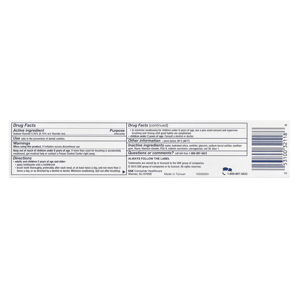 Aquafresh Cavity Protection Toothpaste - Cool Mint 5.6 oz (12 Pack)
