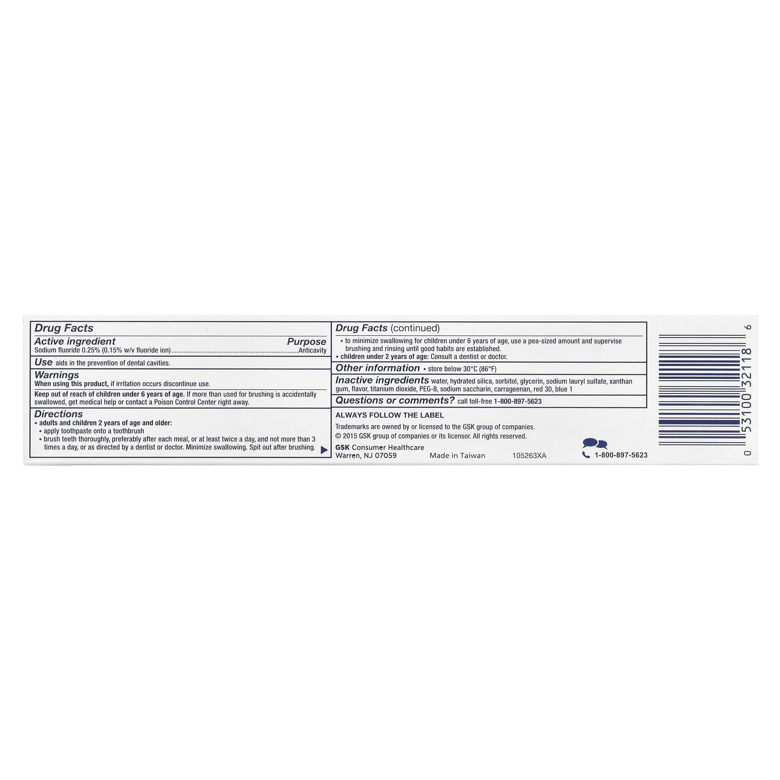 Aquafresh Cavity Protection Toothpaste - Cool Mint 5.6 oz (12 Pack)