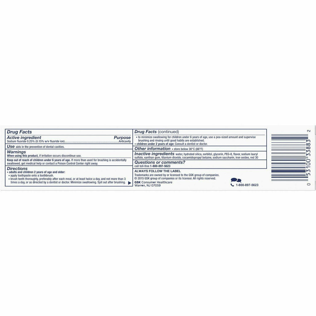 Aquafresh Extreme Clean Whitening Action Toothpaste with Fluoride – 6 x 5.6 oz