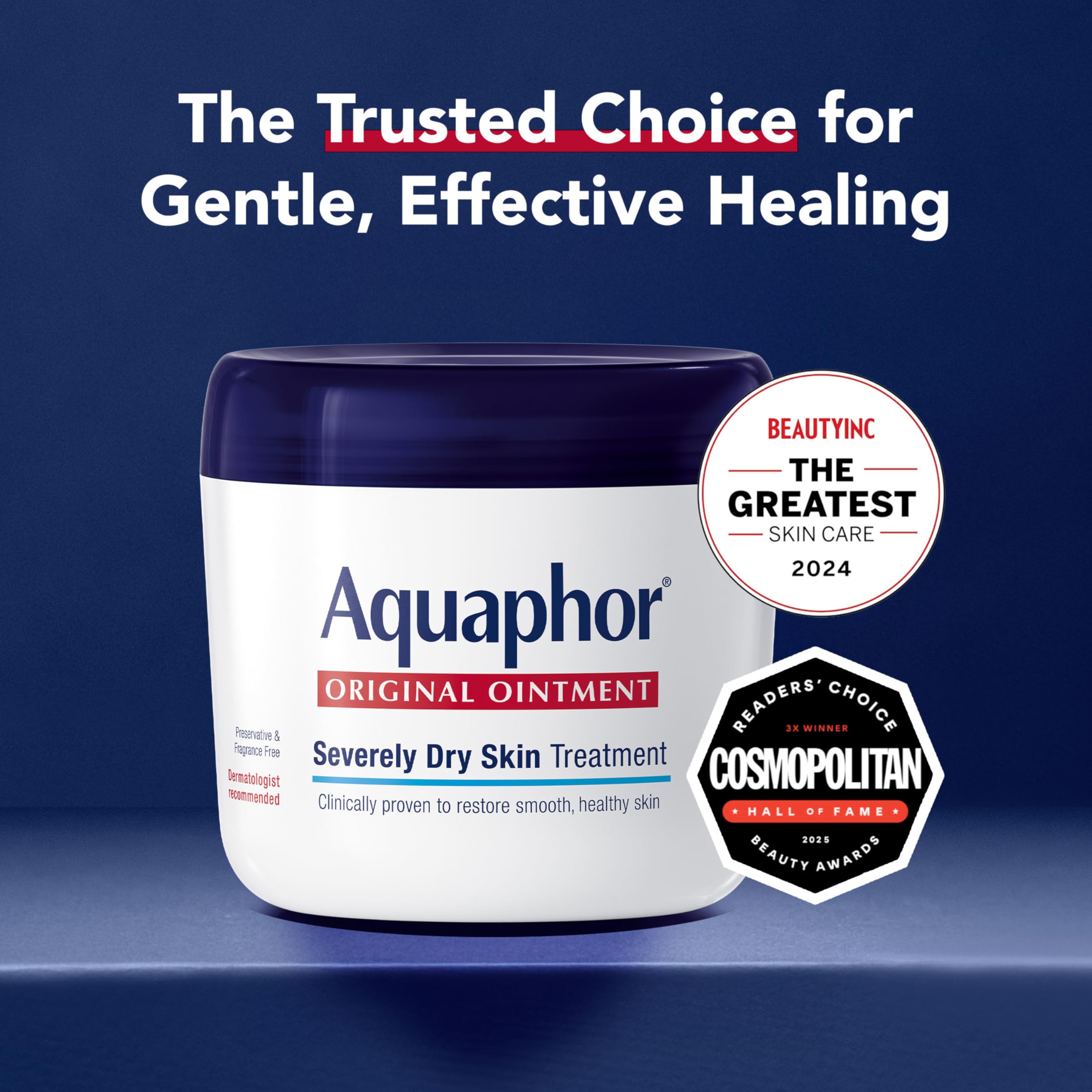 Aquaphor Healing Ointment: Advanced Therapy Skin Protectant, 14 oz Jar (Pack of 12)
