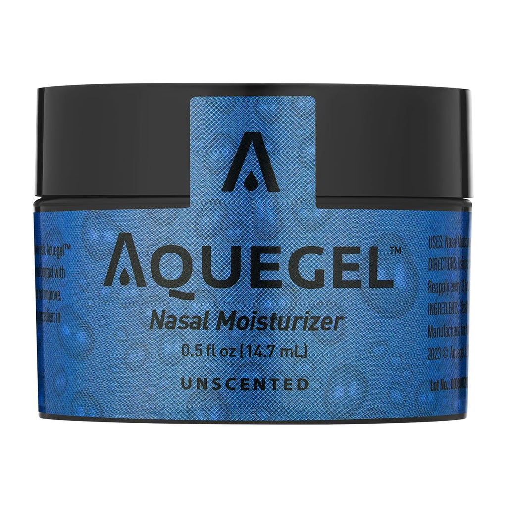 Aquegel Nasal Moisturizer (Original Unscented) – 12-Hour Nasal Moisture Relief | Water-Based Nose Gel
