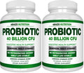 Arazo Nutrition Probiotic 40B CFU - Time-Release & Shelf-Stable (2 Pack)