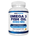 Arazo Nutrition Wild Caught Omega-3 Fish Oil – 90 Soft Gels (4080 mg) Lemon Burpless