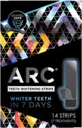 ARC Teeth Whitening Strip Kit – Smile Amplifier (14 Strips, 7 Count Pack)