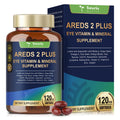 AREDS 2 Eye Vitamins for Macular Health & Dry Eye — Lutein, Zeaxanthin, Omega-3, 120 Softgels
