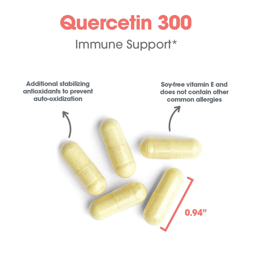 Quercetin 300 by Allergy Research Group – Immune Support, Vegetarian (60 Count)