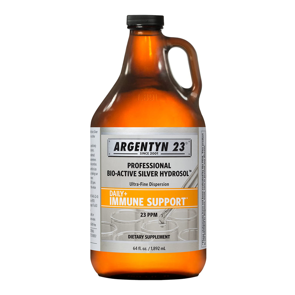 Argentyn 23 Professional Immune Support – Bio-Active Silver Hydrosol, 64 oz