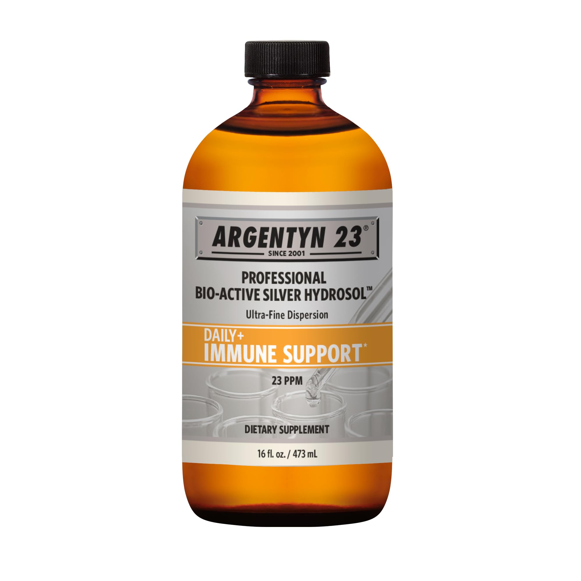 Argentyn 23 Professional Immune Support – Bio-Active Silver Hydrosol, 23 ppm, 16 fl oz