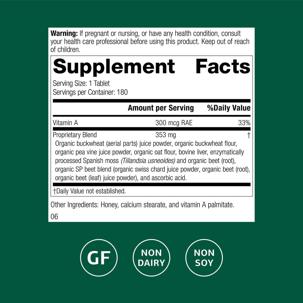 Standard Process Arginex – Whole Food Liver & Kidney Support, 180 Tablets