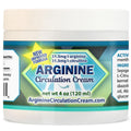 Arginine Circulation Cream 4 oz - Menthol, L Arginine & L Citrulline Lotion | Supports Healthy Leg & Body Blood Flow