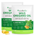 Arkture Oregano Oil Capsules | 6000mg Oil of Oregano with Black Seed Oil 200mg, 240 Softgels, Non-GMO, Gluten Free