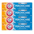 ARM & HAMMER Peroxicare Toothpaste for Gum Health – Baking Soda, Clean Mint, 6 oz, 4-Pack