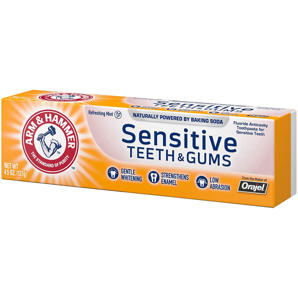 ARM & HAMMER Sensitive Teeth & Gums Toothpaste 4.5 oz – Pack of 10