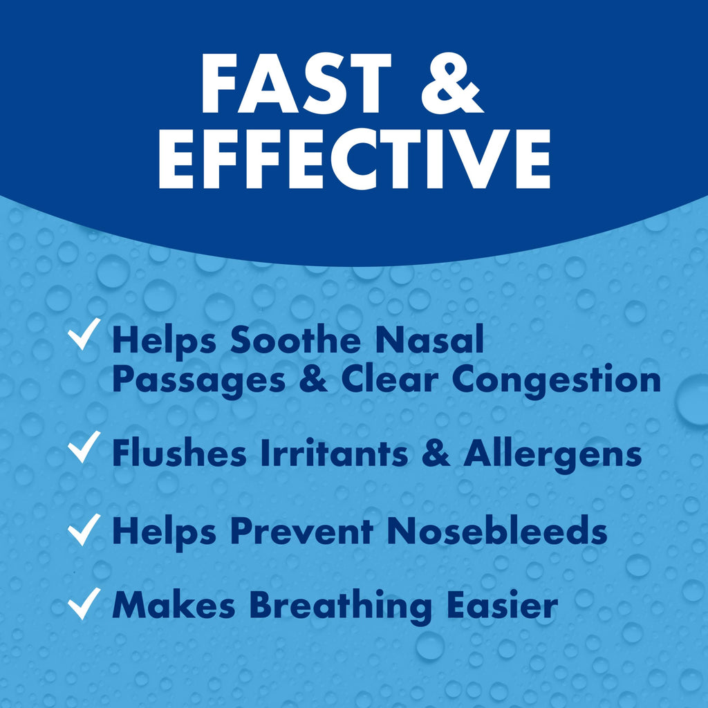 ARM & HAMMER Simply Saline Daily Care Nasal Mist 4.5oz – Instant Congestion Relief & Gentle Nasal Moisture