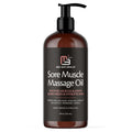 Arnica Sore Muscle Massage Oil with Collagen, Stem Cells & Menthol – Anti-Cellulite, Full-Body, 8 oz | M3 Naturals