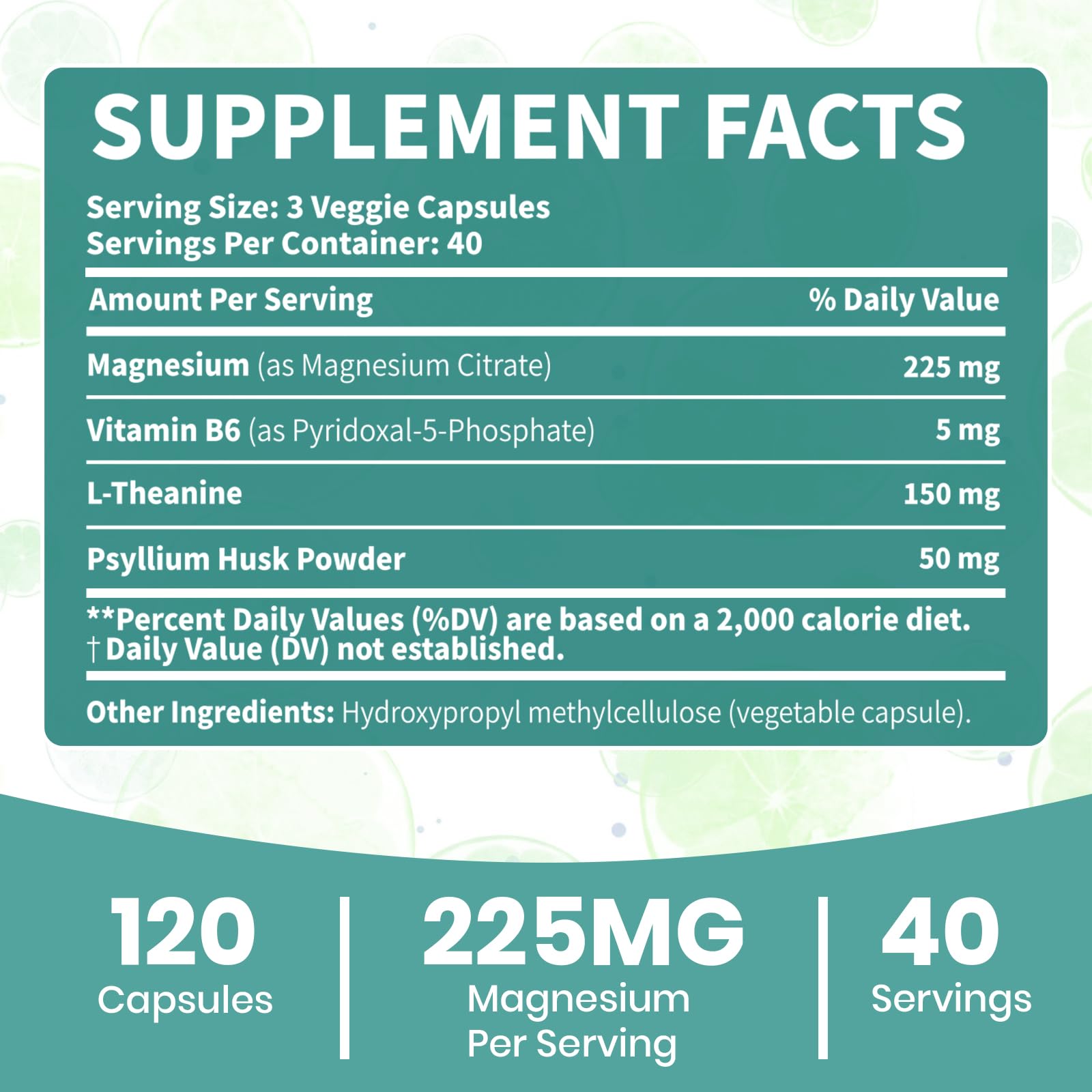 Arofum Magnesium Citrate Capsules – Digestive Support, Sleep Aid | Vegan, Non-GMO, 120 Capsules