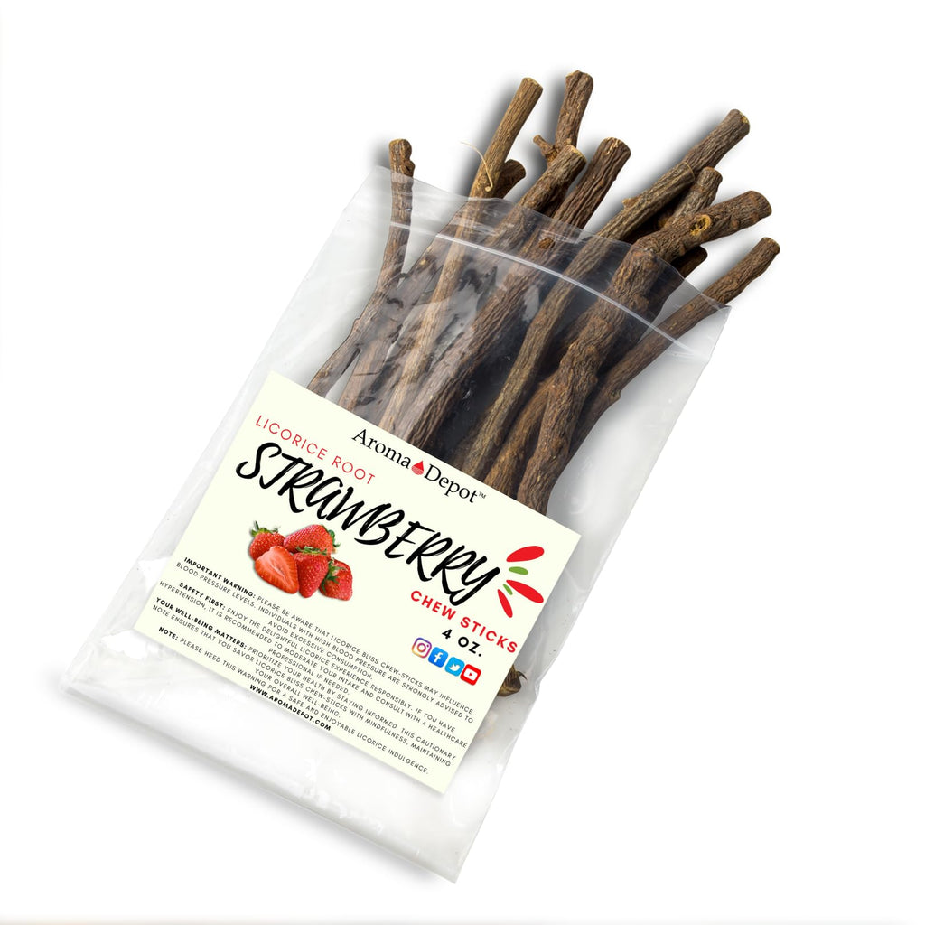 Aroma Depot Licorice Root Chew Sticks Variety Pack 2 oz - 10 Flavors