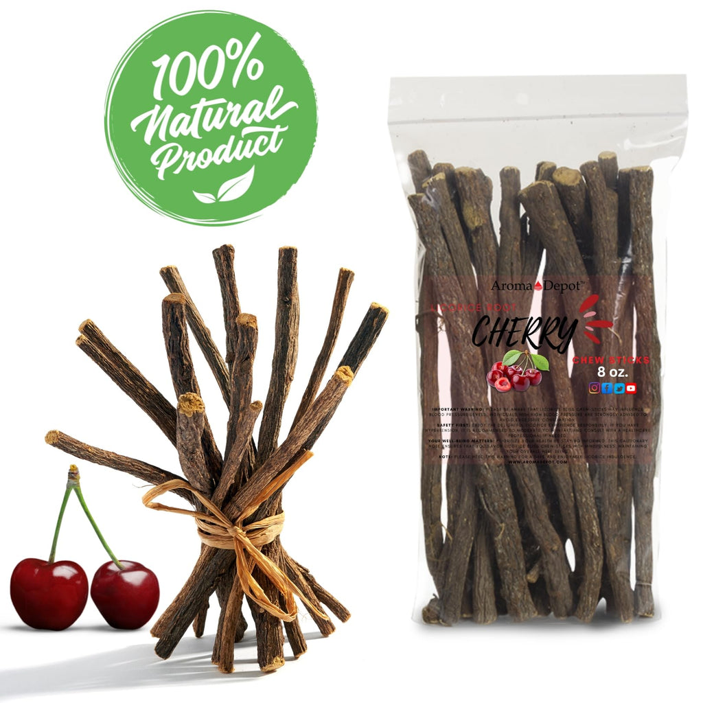 Aroma Depot Licorice Root Chew Sticks Variety Pack 2 oz - 10 Flavors