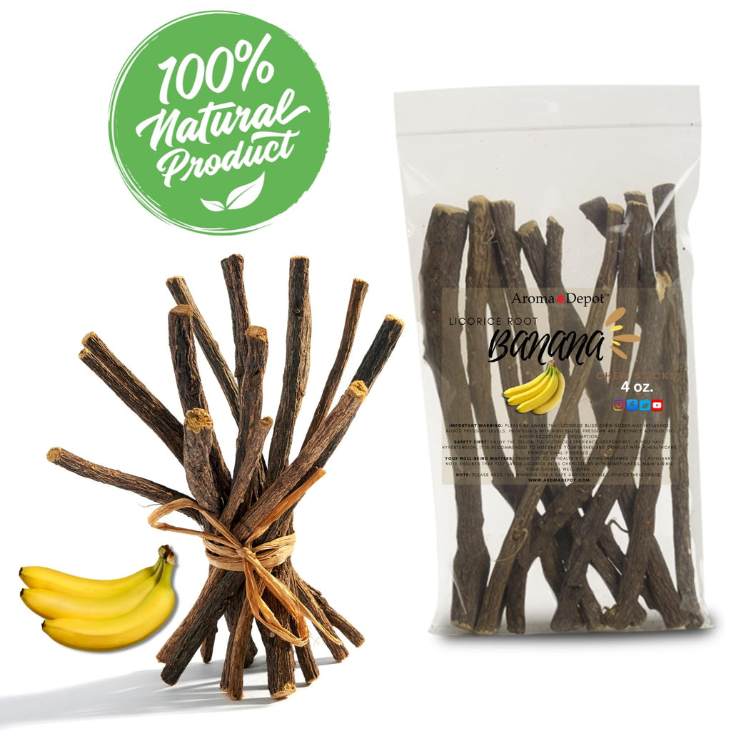 Aroma Depot Licorice Root Chew Sticks Variety Pack 2 oz - 10 Flavors