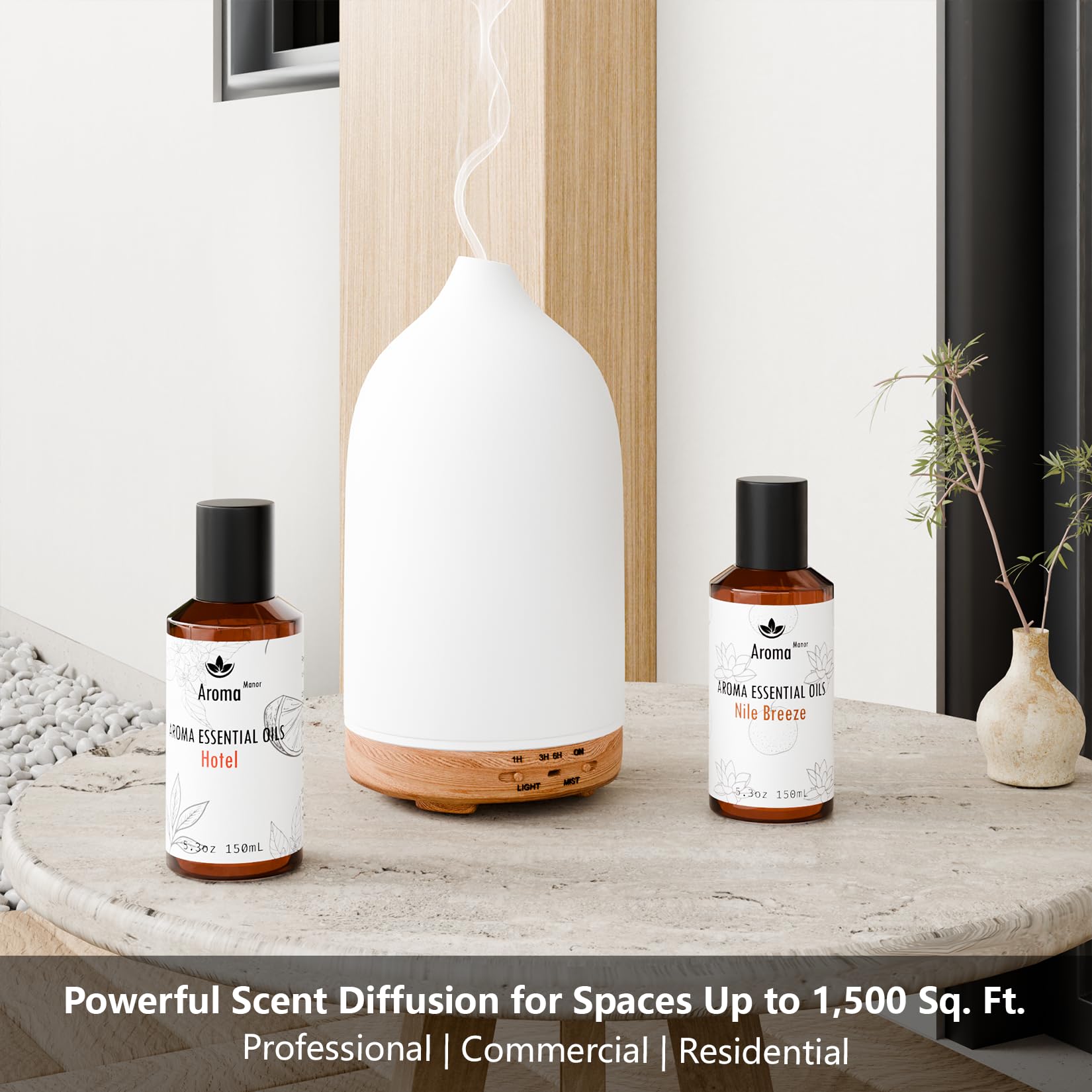 Aroma Manor Hotel Scents Luxe Rouge – Baccarat Hotel Inspired Essential Oil for Diffusers | 150mL