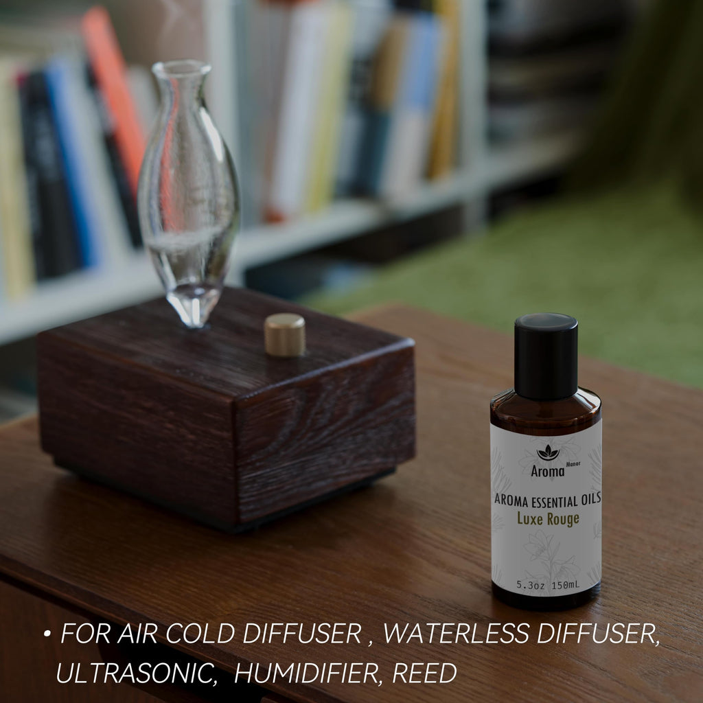 Aroma Manor Hotel Scents Luxe Rouge – Baccarat Hotel Inspired Essential Oil for Diffusers | 150mL