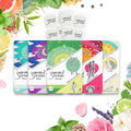 AROMA STICKERS Original Blend Edition – 60 Natural Diffuser Stickers (5 Blends, 12 Each)