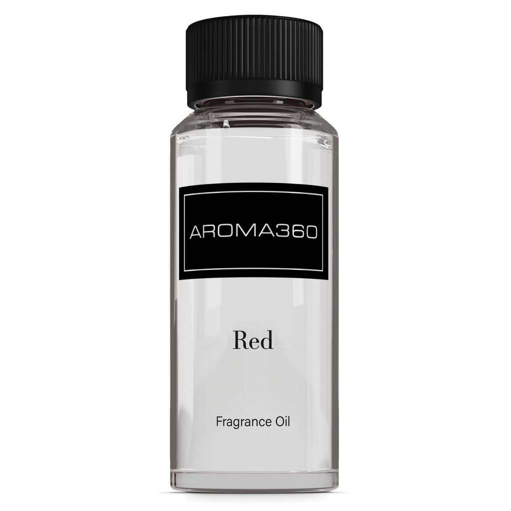 Aroma360 Red Diffuser Oil Blend – Luxury Reed Diffuser | Ruby Grapefruit, Heliotrope Petals & Amber | 4.1 fl oz (120 mL)