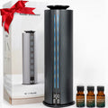 Aromadd 1800 Sq Ft Waterless Diffuser – 100ml Hotel Collection, Titanium Gray
