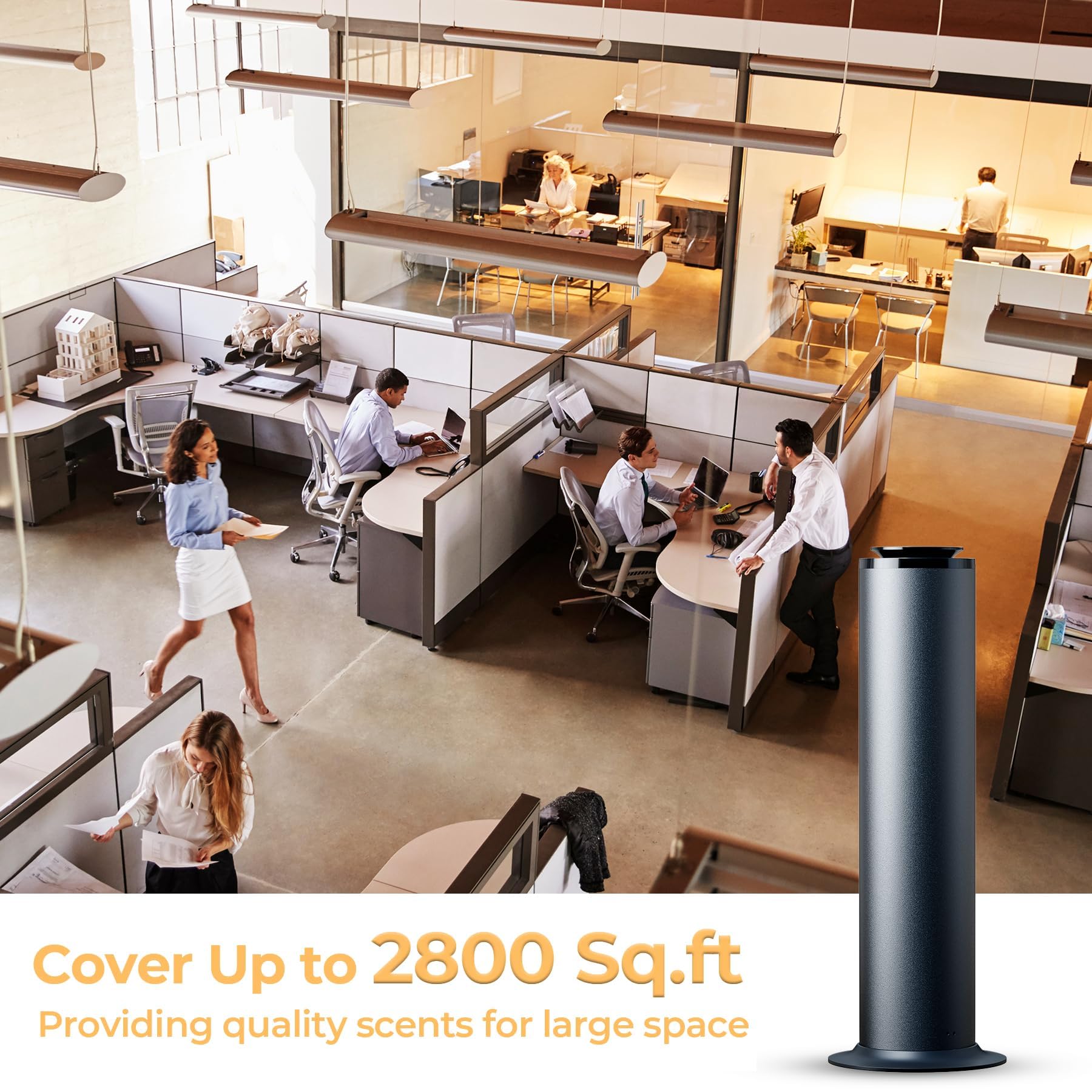 Aromadd Floor Standing Hotel Diffuser – 2800 Sq Ft, 600 mL