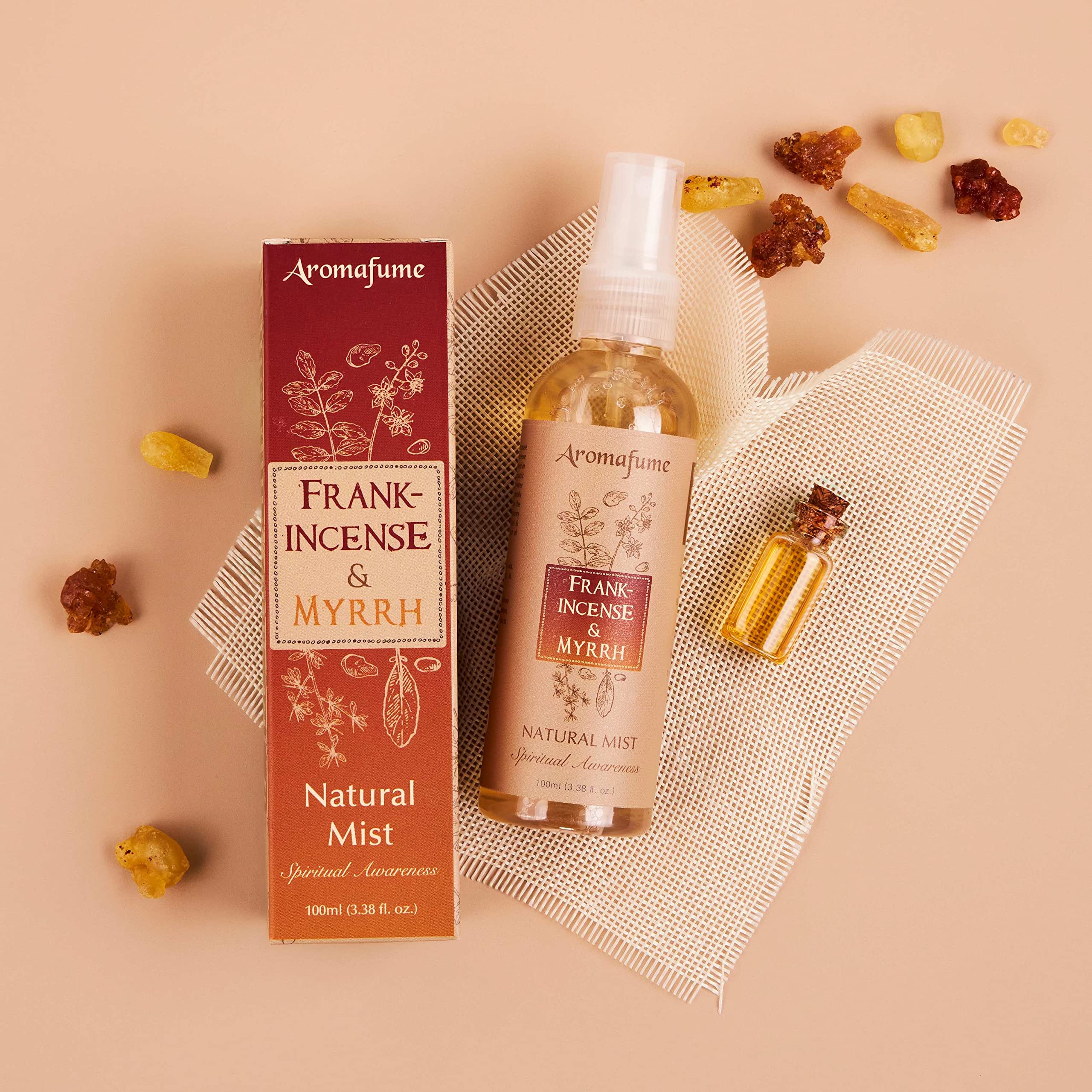 Spiritual Awareness Resin Gift Set by Aromafume – 5x50ml, Non-Alcoholic & Vegan