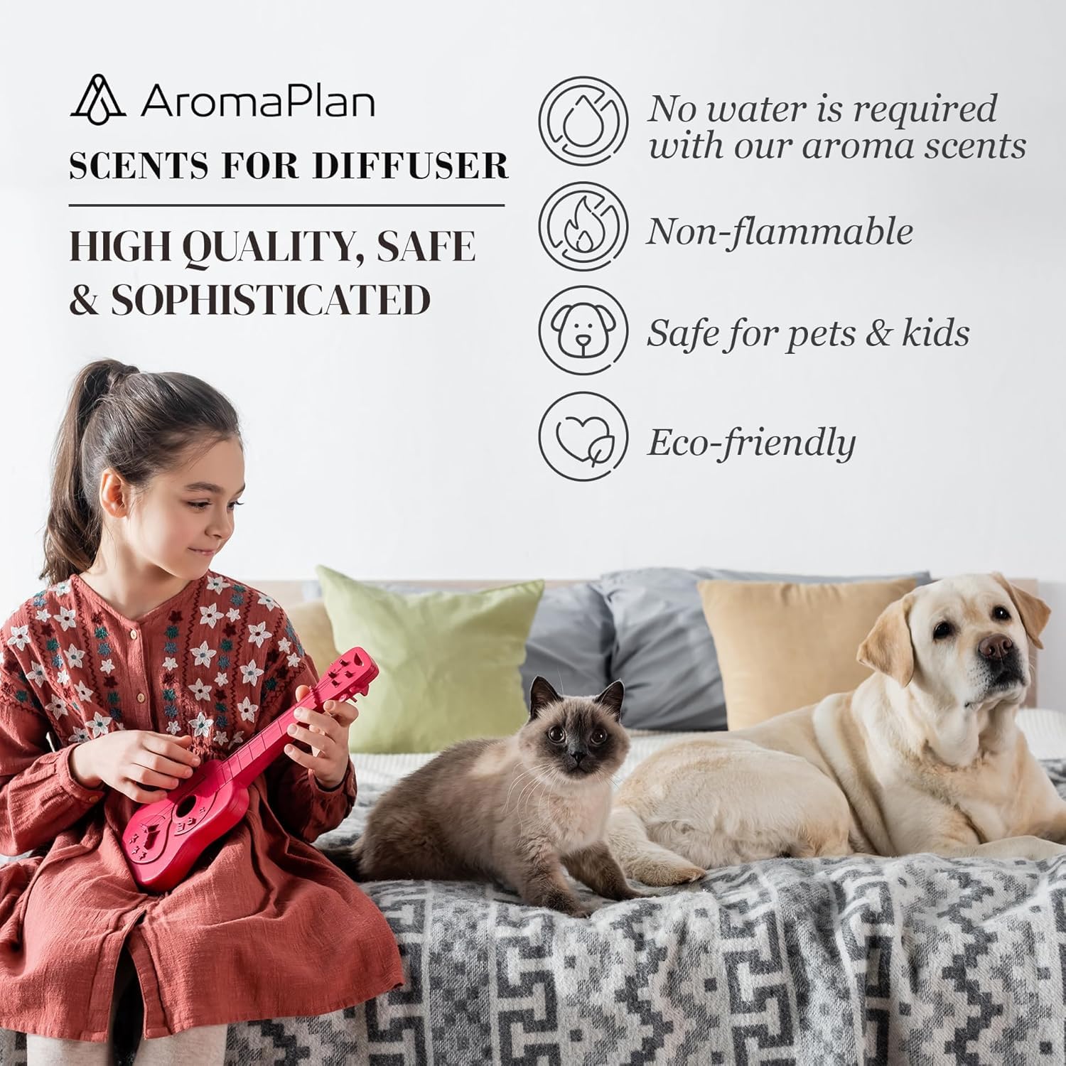 AromaPlan Clean Laundry Essential Oil – 5 fl oz / 148 ml for Diffusers | USA Fragrance