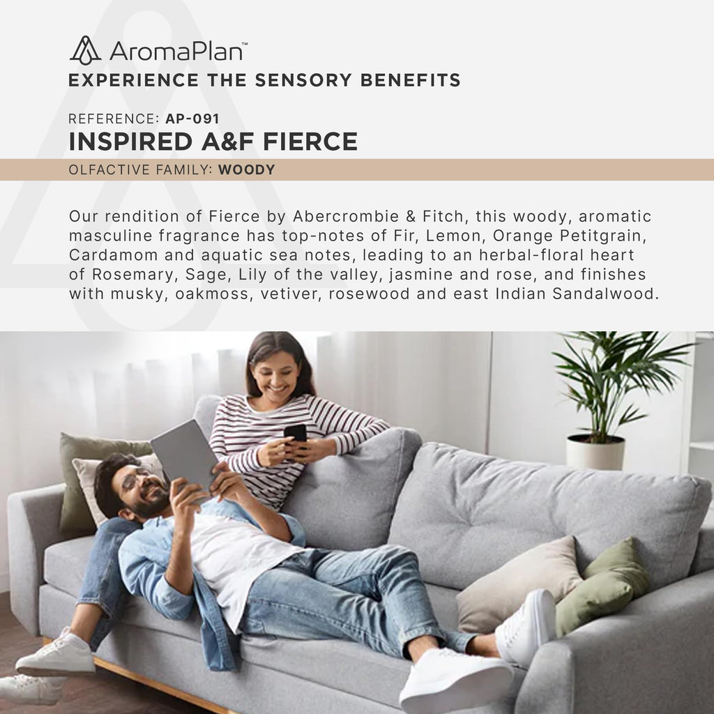 AromaPlan Inspired by A+F Fierce - 16 oz Hotel Diffuser Oil USA Made