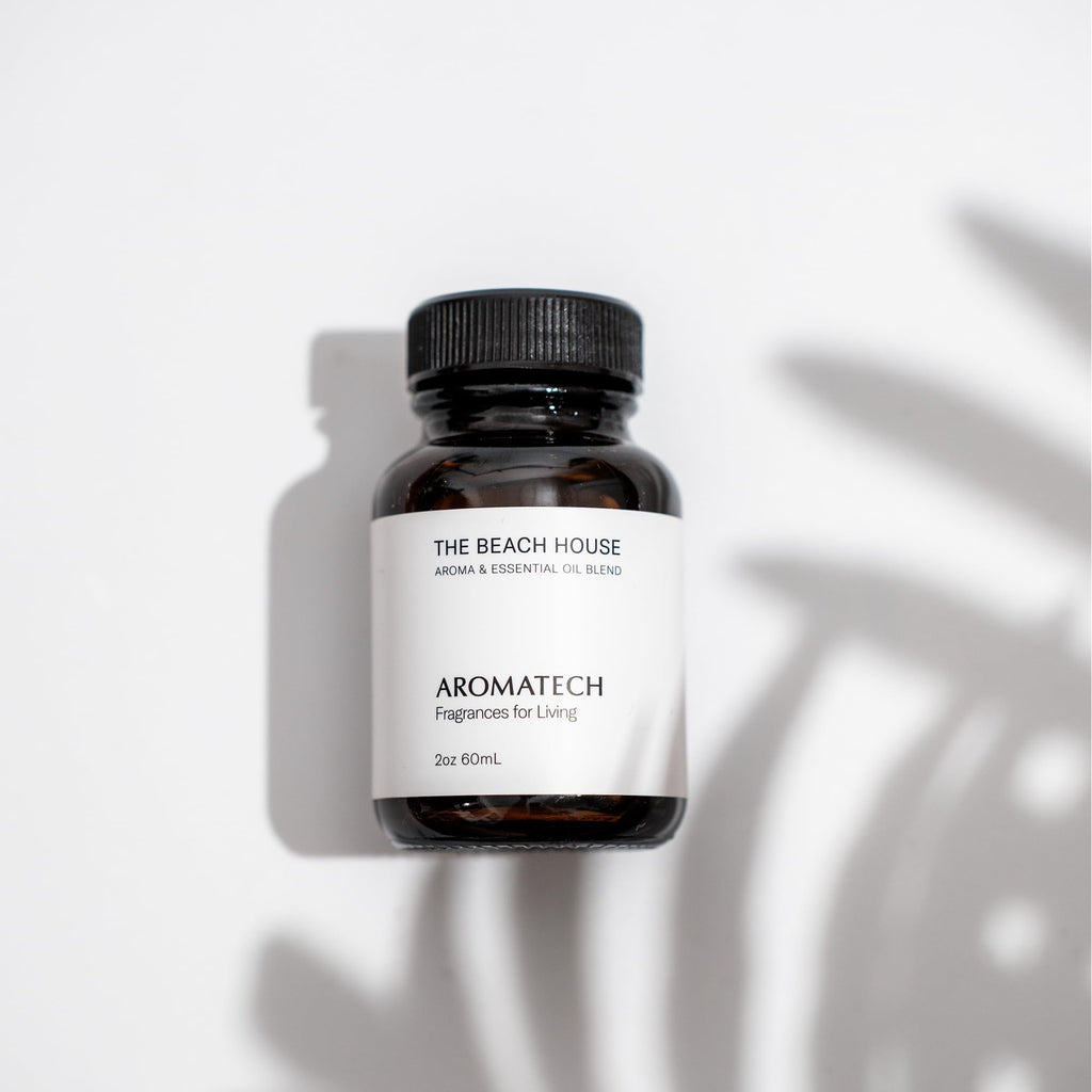 AromaTech The Beach House Aroma Essential Oil Blend | Luxury Hotel Inspired Aromatherapy – Bergamot, Coconut Milk & Sandalwood – 0.3 fl oz / 10 mL